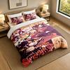 3-Piece Bed Sheet Set with Cuphead Design, 1 Flat Sheet and 2 Pillowcases for Bedroom
