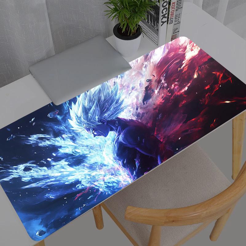 Gaming Mousepad Dragon Ball anime durable Big Computer Gamer Mouse pad Natural Rubber with Locking Edge Gaming Mouse Mat XXL 800x300x2mm