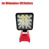 3 Inch LED Work Lights For DeWalt/Milwaukee 18V 20V Lithium Battery Floodlight Camping Lights Night Lighting Tools