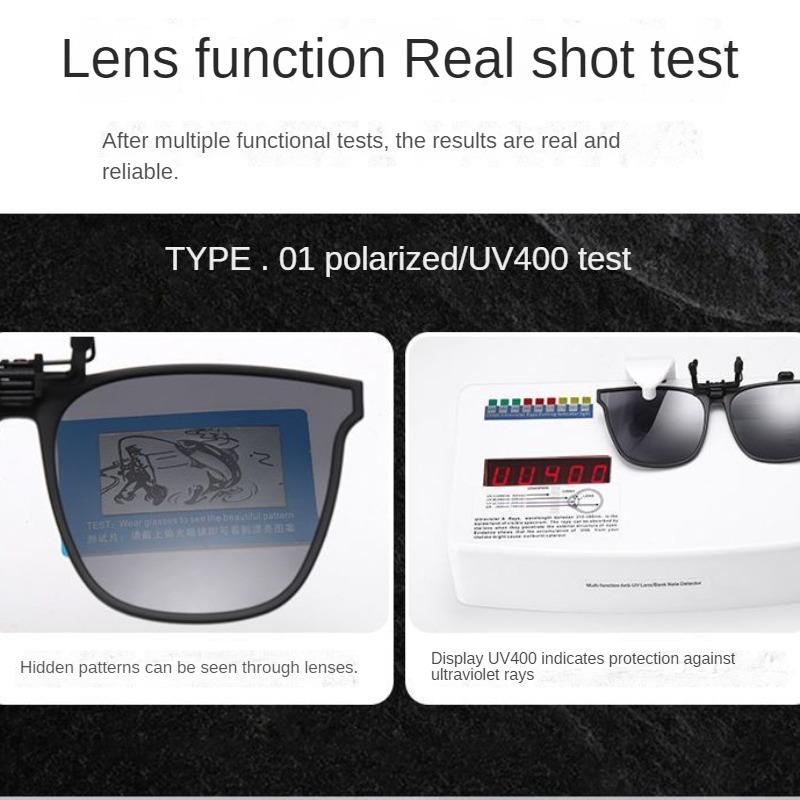 Sunglasses Clip Men's and Women's Glasses Myopia Glasses Clip-on Sunglasses for Men and Women