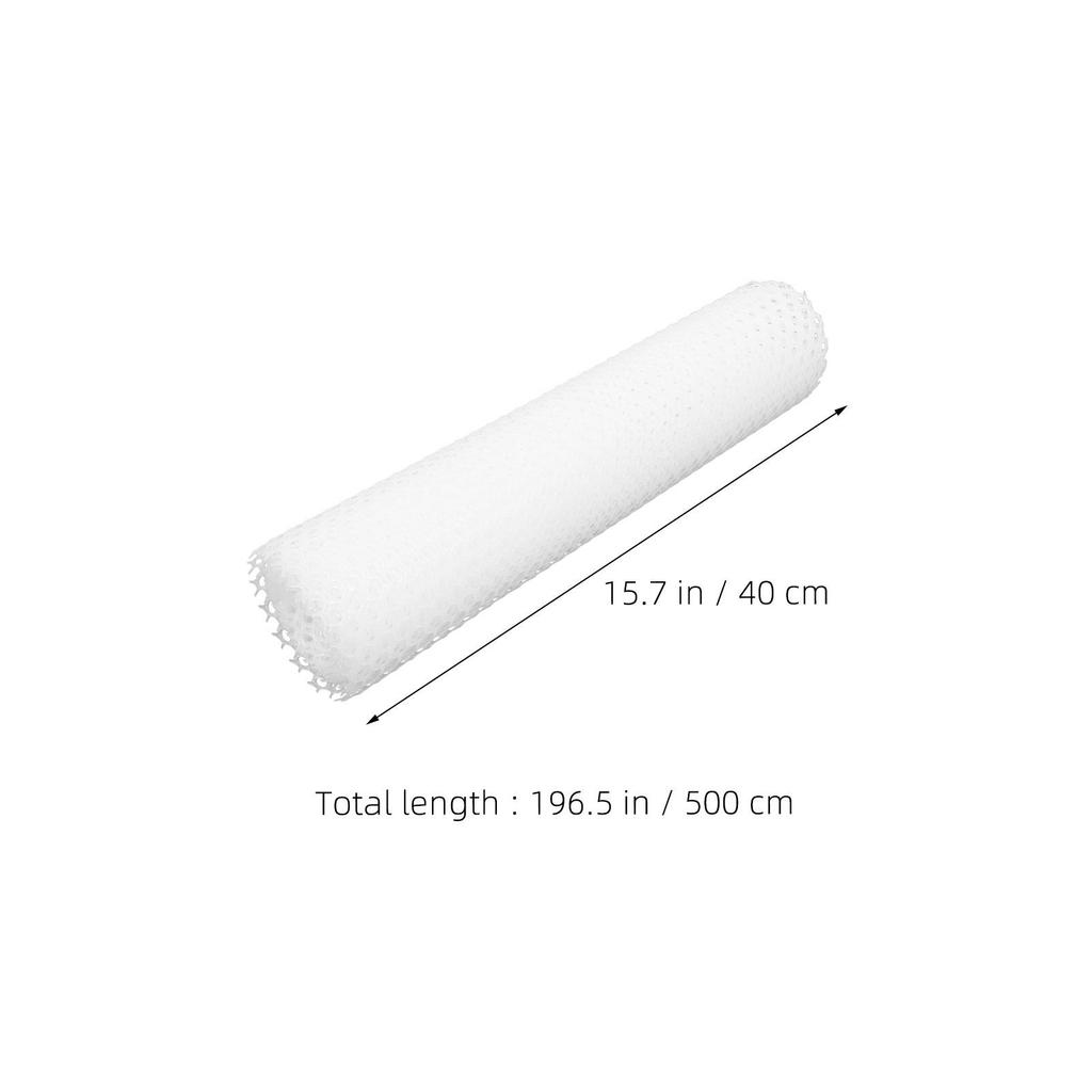 15.7 Inch X 196.5 Inch Black Outdoor Protective Net for Balcony Safety Guard for Pets Dogs Cats Weather Resistant Easy Install
