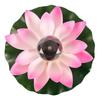 Solar Lotus Lamp LED Flower Light Floating Fountain Pool Night Lamp with 7 Colors RGB LED Light for Garden Pool Party Decoration