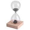 Magnetic Sand Timer Hourglass,   Glass Sand Timer with Magnetic  , Funny   Desk Decoration Display