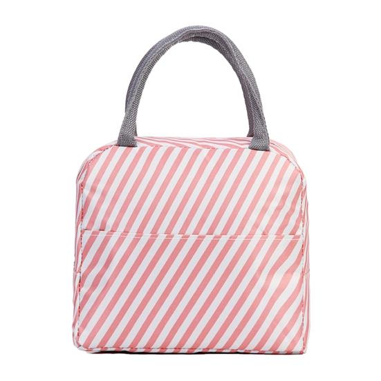 

Сумки для обеда портативная водонепроницаемая ткань Оксфорд мультяшные цвета изолированная сумка-холодильник для ланча для работы 2