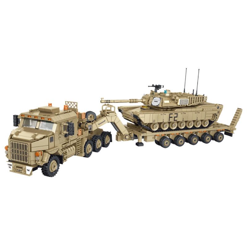 Seria Militară Vehicul Port-Rachete US M983 Vehicul Transport Tancuri M10170 Vehicul Blindat JLTV Jucării Dificile cu Piese de Construcție