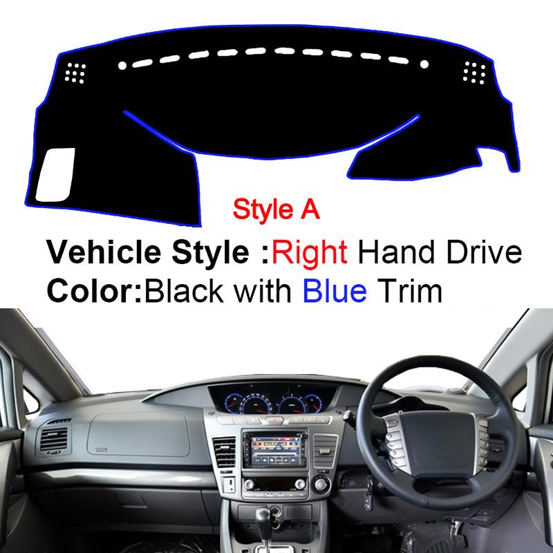 Car Inner Dashboard Cover For Ssangyong Rodius 2007 - 2018 Auto Dash Mat Carpet Cape Sun shade Dashmat Pad