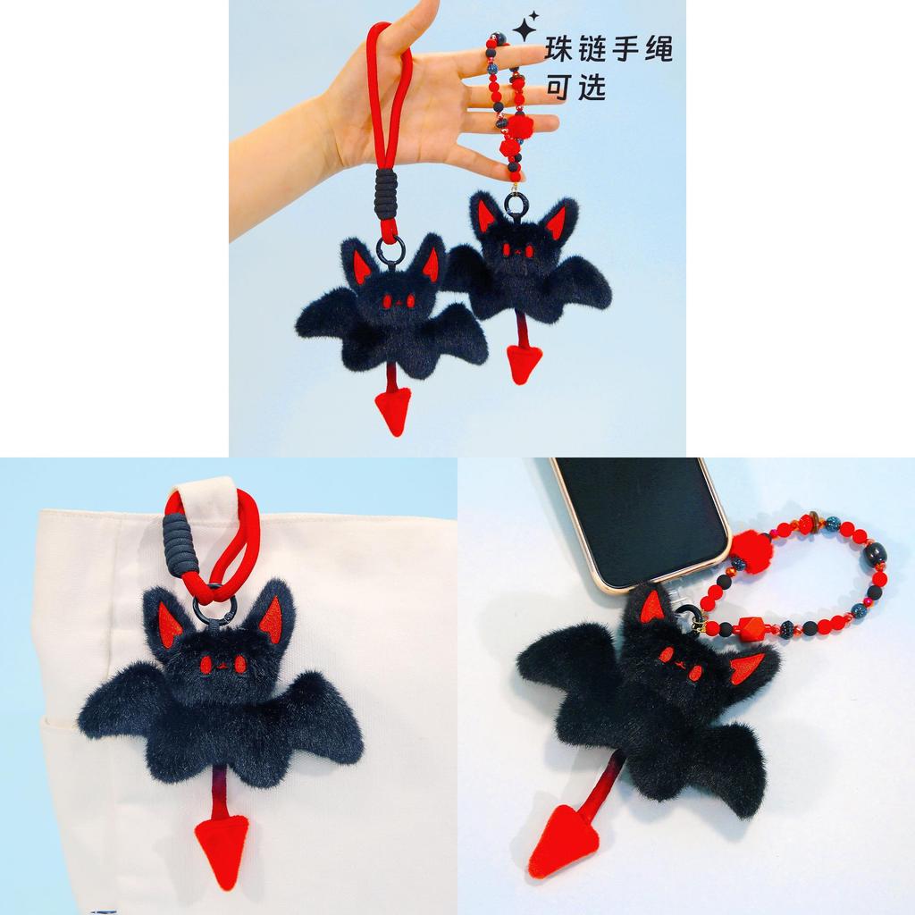 Batman Plush Keychain With Soft Short Pile For Backpack Decor And Gift