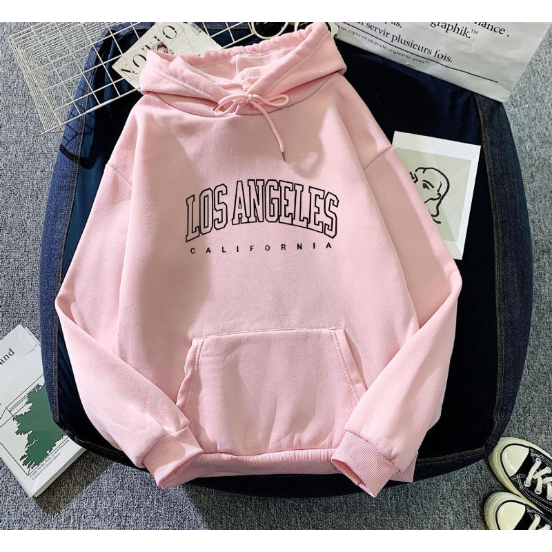 Autumn-Winter Women's Hooded Pullover Sweatshirt, European & American Style, Printed, Plus Size, Loose Fit, Thin Velvet, Trendy Ins.