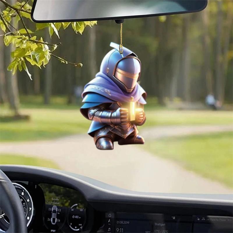 Adorable Acrylic Cartoon Car Accessories With Fragrance Ideal For Holiday Decorations