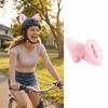 2Pcs Pink Helmet Accessories Plush Cat Ears for Helmet Motorcycle Helmet Plush Ears  Outdoor Sports