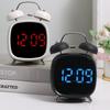 High Volume Twin Bell Alarm Clock Temperature Displa Table Clock Electronic Alarm Clock  Indoor Use