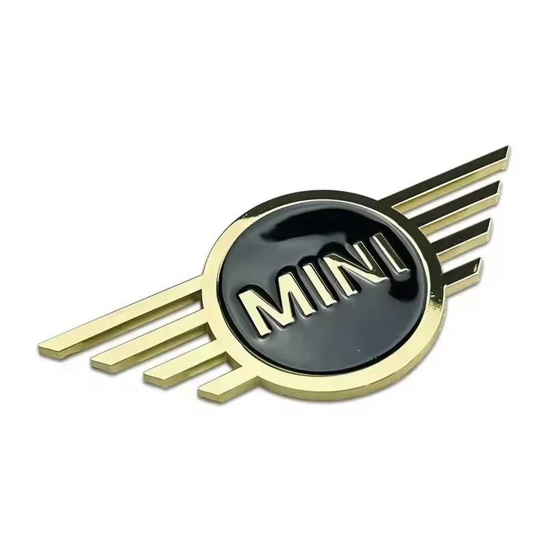 3D Metal Car Rear Badge for Mini Cooper F55 F56 F54 Countryman Clubman JCW R56 R60 F60 Front Emblem Sticker Accessories