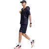 Anta Versatile Pullover Comfortable Short Sleeve Simple Solid Color Lace-Up Shorts Casual Sports Suit Men suit 952537205-2