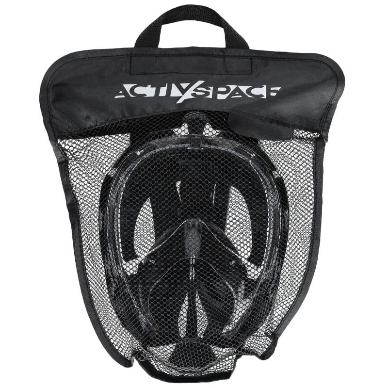 Full Face Diving Mask Does Not Fog - L/Xl Black M04