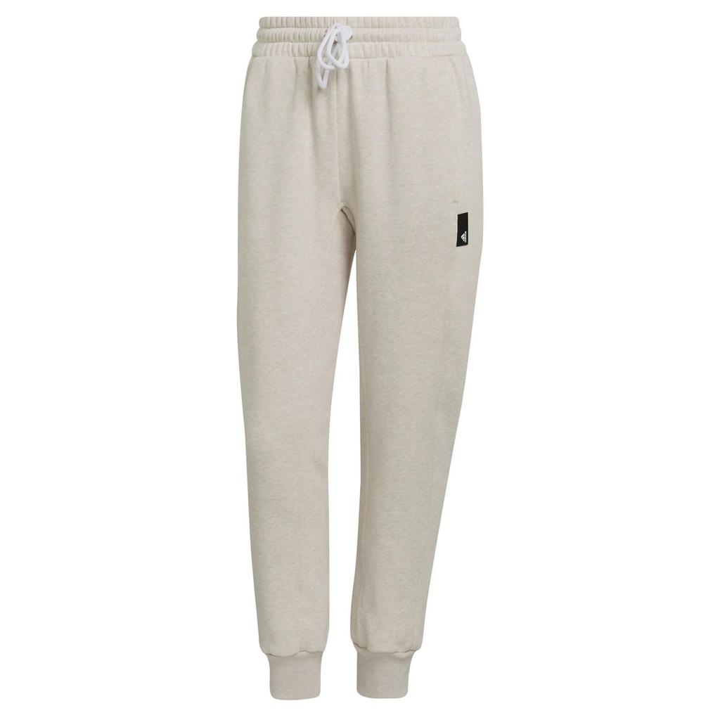 Adidas FW24 Comfortable Casual Versatile Tapered Knit Sports Pants Women Pants Khaki HE2863