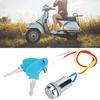 Electric Scooter Power Source Lock All Metal Electric Door Locking Ignition Key Switch Lock