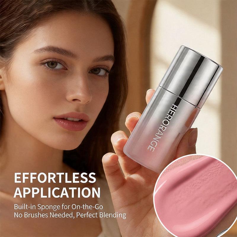 Korean Style Long-Lasting Liquid Blush: Natural, Dewy, Multi-Use Cheek Color