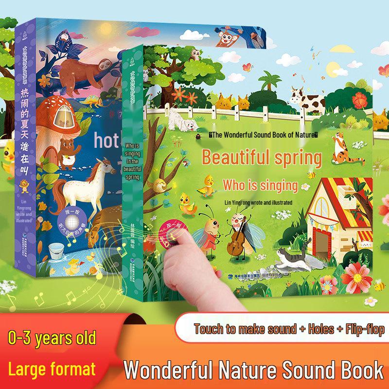 Wonderful Nature Sound Book: Early Education Picture Book for Babies and Toddlers 0-3 Years