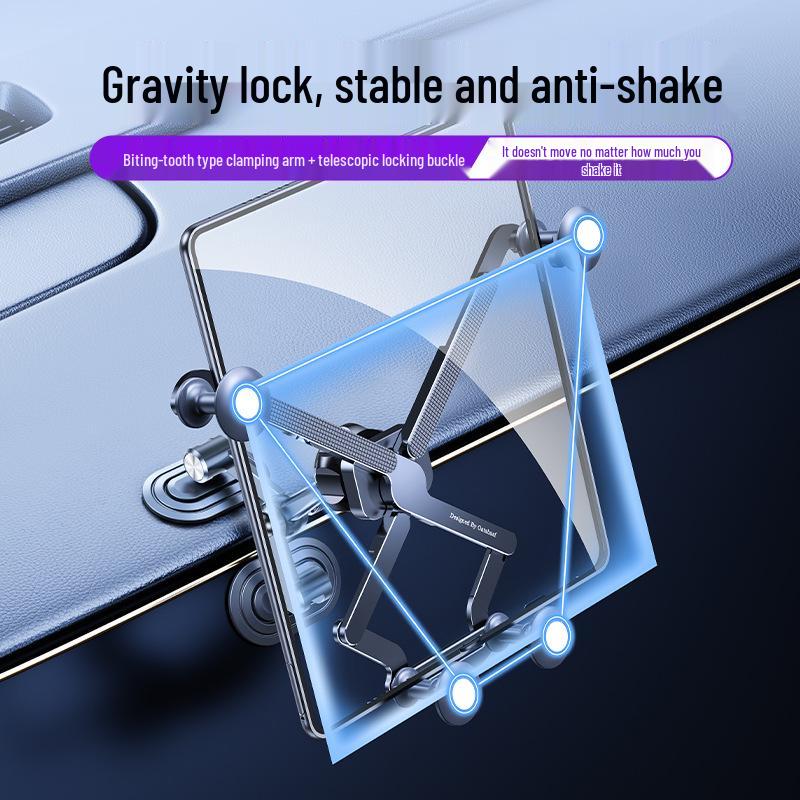 Metal Gravity Car Phone Holder 2025 Model, All-Aluminum for Dashboard Navigation