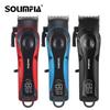 Solimpia Elektrischer Haarschneider Salon Professionell Intelligente Klinge Mikro-Einstellung Pompadour Carving Trimmer