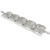 Les Trésors De Lily [J0988] - Silver 'Choreography' Steel Bracelet