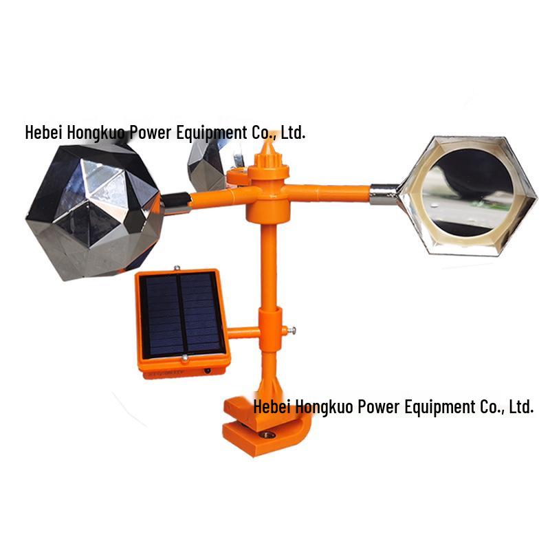 Solarbetriebener Reflektierender Vogelabwehrer - Outdoor Obstgarten- & Ackerland-Abschreckwerkzeug