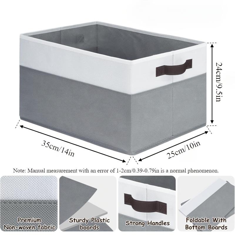 

Корзина для хранения большой вместимости|Коробка для хранения для украшения дома|Декоративная складная корзина для организации одежды, детских садов