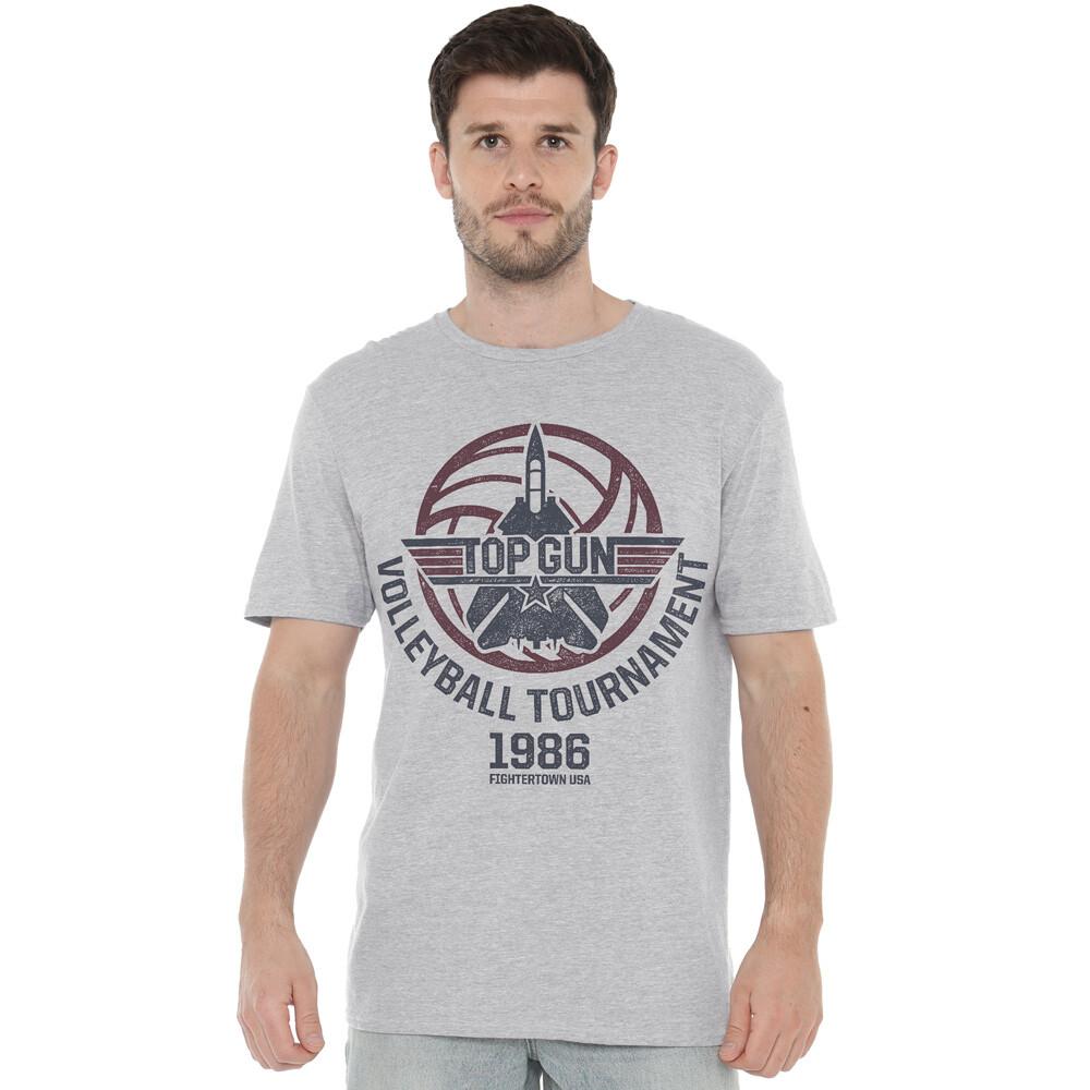 Top Gun Volleyball T-Shirt S-2XL Heather Gray L