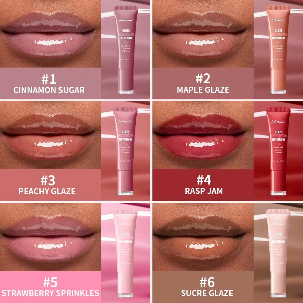 Lip Gloss Glowy Balm Tinted Lip Moisturizer Repairing Nourishing Lip Tinting Glow Liquid Lip Gel Hydrating Lips Care