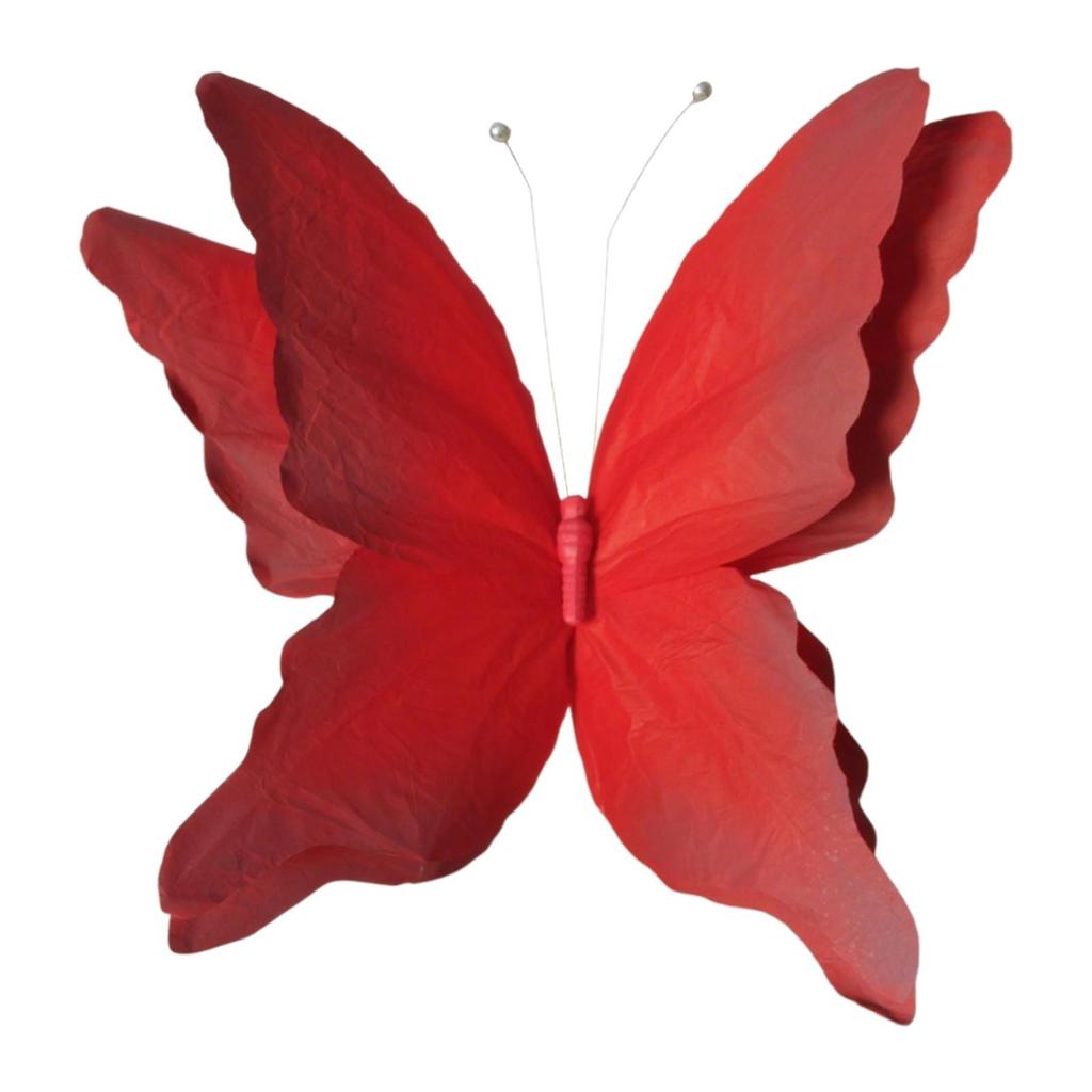 Artificial Butterfly Butterfly Wall Decal Removable DIY Wall Art Sticker Mariage