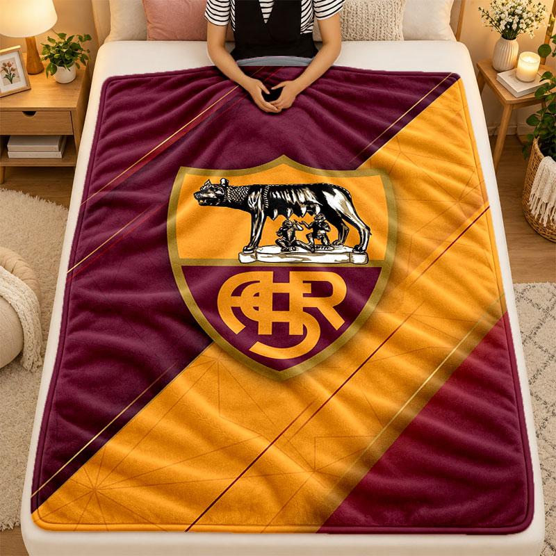 Flannel BlanketAS Roma Warm Soft Throw Blanket for Indoor Sofa Bed Living Room Use