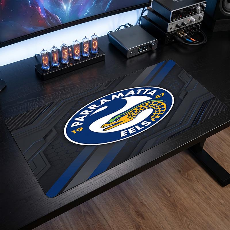 Parramatta Eels Pattern Mousepad Anti?Slip Rubber Desk Pad For Gaming Working Desktop Decoration