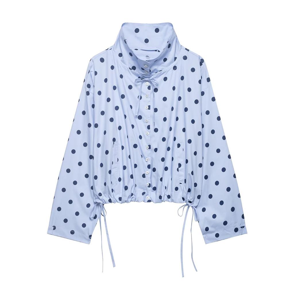 European and American Style, New Women's Fashion, Fashionable Casual Style, Polka Dot Jackets 4341/730/644