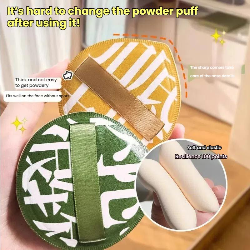 Tropfenförmiger Puderquaste, weicher Make-up-Puff mit Luftpolster, sowohl trocken als auch nass