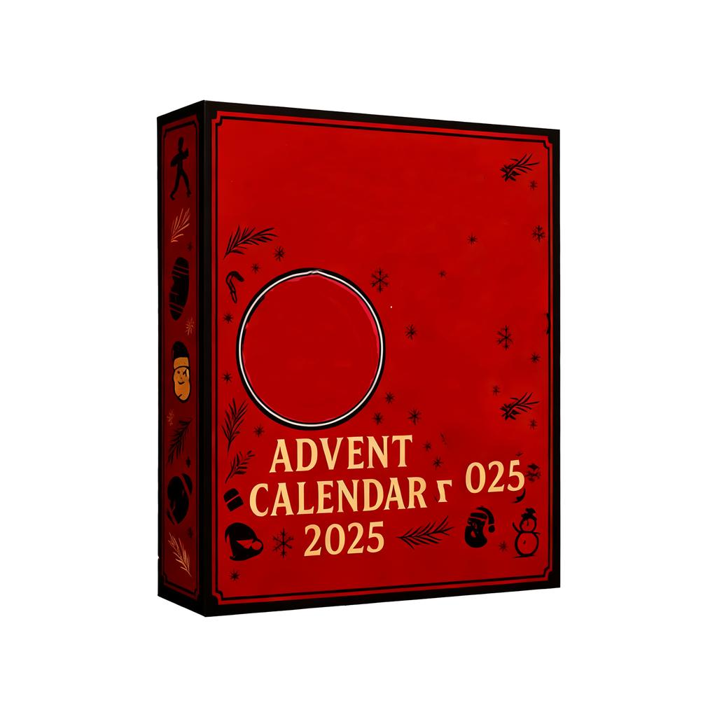 2D Plane+airplane Box +24PC Lajinjin Countdown  Box Christmas Advent Calendar.