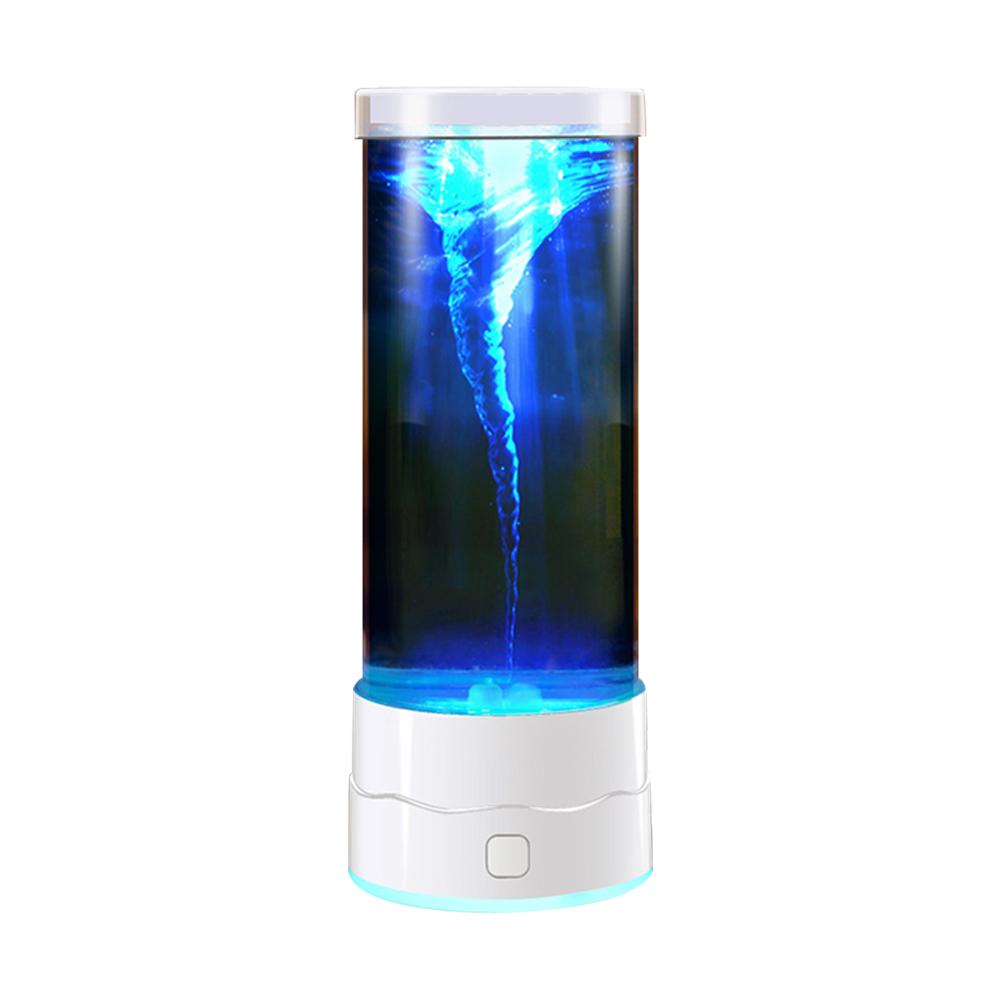 

Tornado Cylindrical Light USB Plug-in LED Jellyfish Light Remote Control Color Changing Atmosphere Decoration Night Light