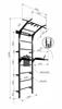 Levron gymnastics ladder grey