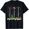 Funny Flute Christmas Light Musical Instrument T Shirts Men Cotton Humor Streetwear Tee Shirt Short Sleeve Unisex Loose Clothing