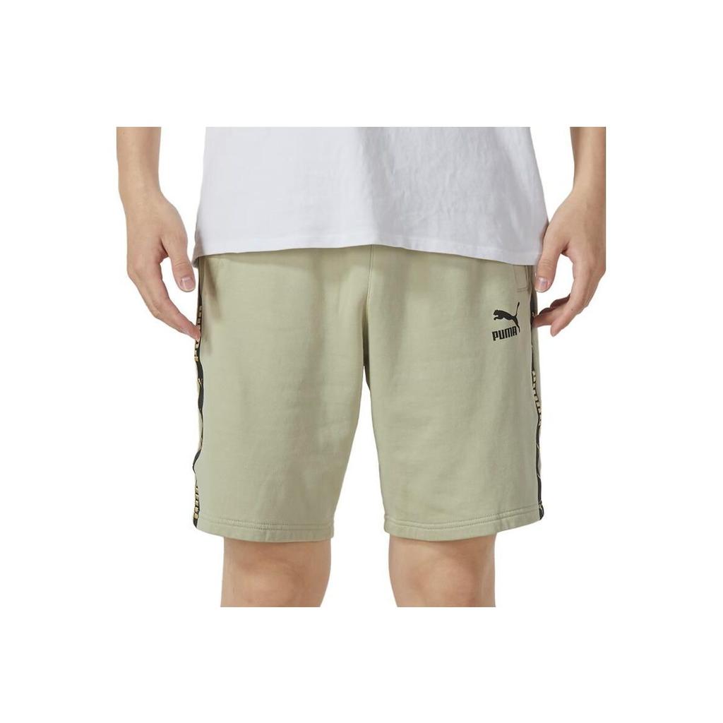 Puma Breathable Knitted Running Fitness Training Casual Shorts Men Shorts Khaki 536405-33