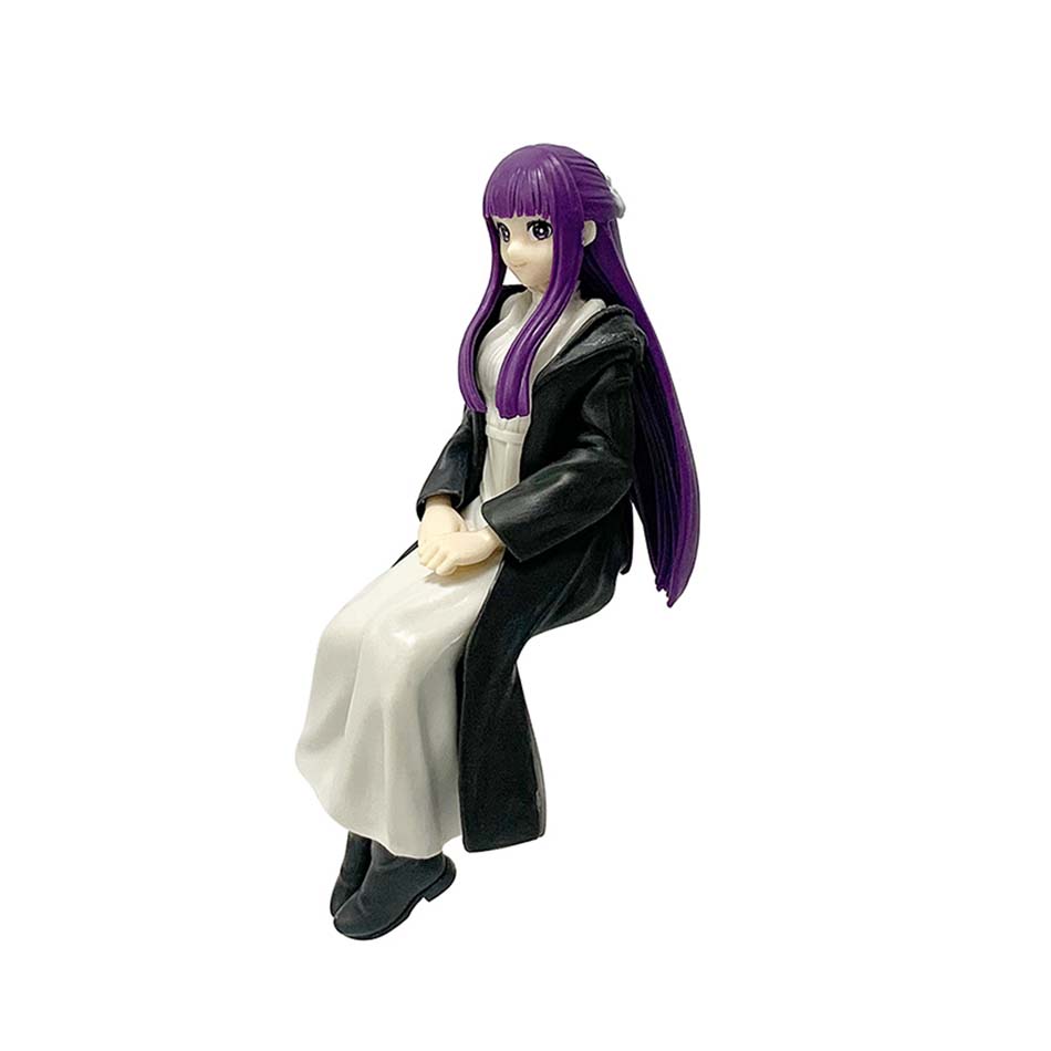 14cm Frieren: Beyond Journey's End Anime Figure Sitting Fern Action Figures Frieren Noodle Stopper PVC Model Statue Collection