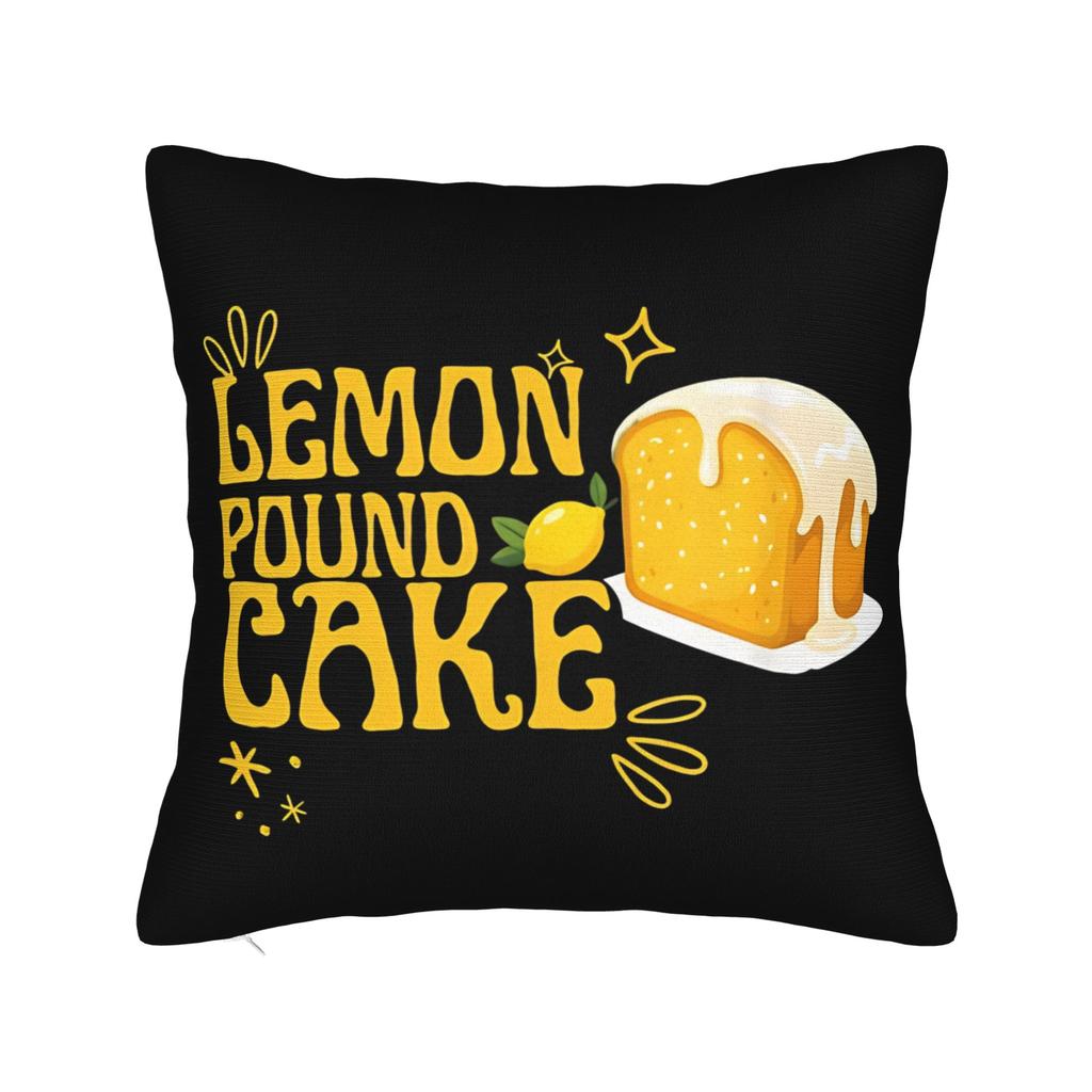 Retro Afroman Lemon Pound Cake Square Pillow Case Polyester Decorative Pillow Awesome Cushion Covers
