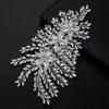 Sparkling Wedding Headband Leaf Design Women's Rhinestone Headpieces  Holiday Celebration