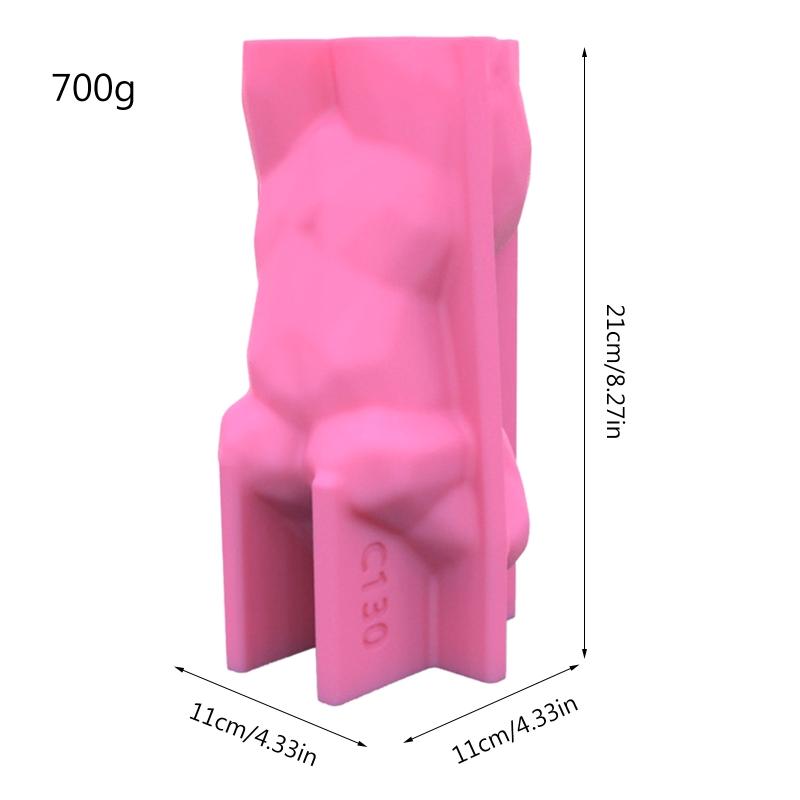 Resin Body Molds Silicone Body Stand Mold 3D Female Candle Mold Women Model Mold Epoxy Human Mold for Resin Casting