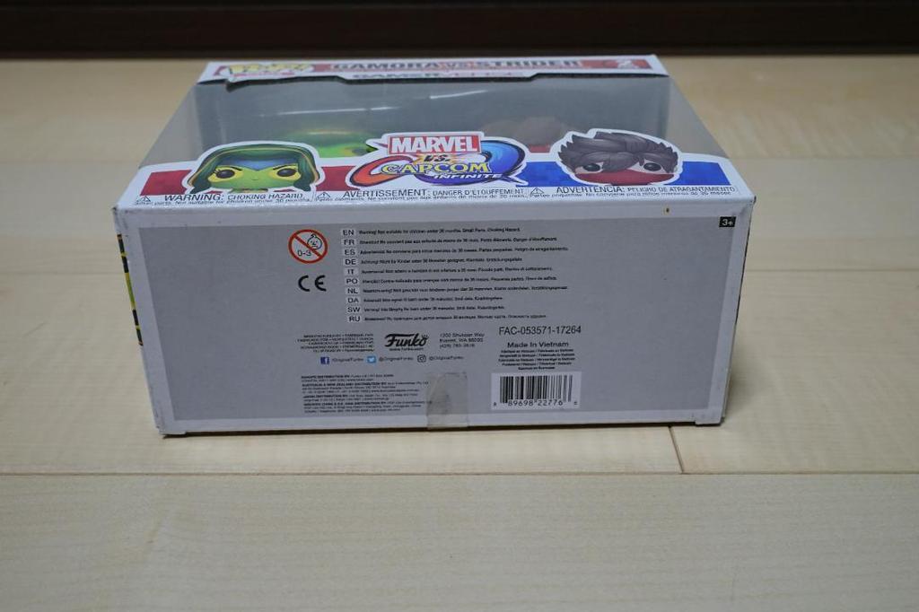 [USED] Funko Pop "Marvel vs. Capcom" Gamora vs. Strider Hiryu