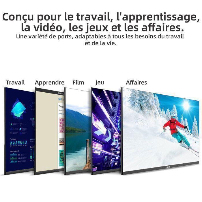 Moniteur PC - CHIQ - 24 Pouces -Écran PC- Full HD 1920x1080 - 100Hz - Ultra Plat - IPS