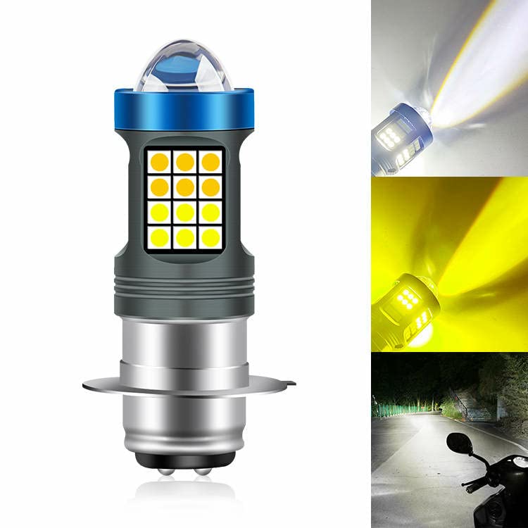 Super Bright PH7 LED Bulb, Headlight, DC, Limited, P15D, Hi/Lo 2 Colors, Switchable, Yellow,
