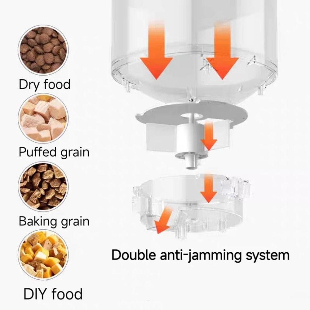 4L Capacity WIFI Smart Pet Feeder USB Charge Intelligent Pet Food Dispenser  Cats and Dogs