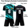 Personalised Shirts Kit Mens Girls With Name Number Custom Football Jerseys For Boys Training Suit