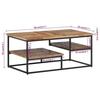 VidaXL Coffee Table 90x50x39 Cm Solid Reclaimed Teak 358517