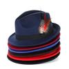 Dress Up Feather Decors Fedora Hat Fedora Hat Bucket Hat Retro Topper Hat  Costume Accessories